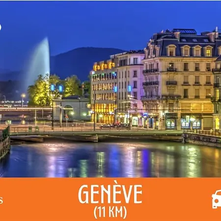 Zenbnb / Sandy / Parking Prive / 5 Pers. / Geant / Apartament Annemasse